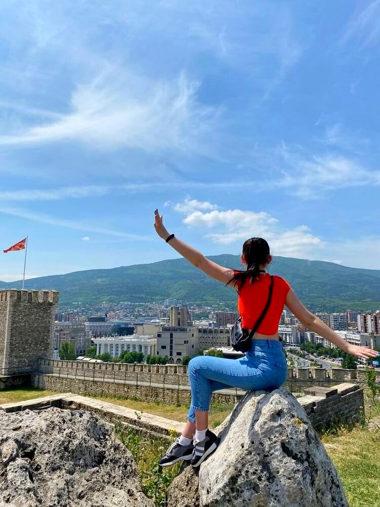 Панорама Скоп'є з фортеці
